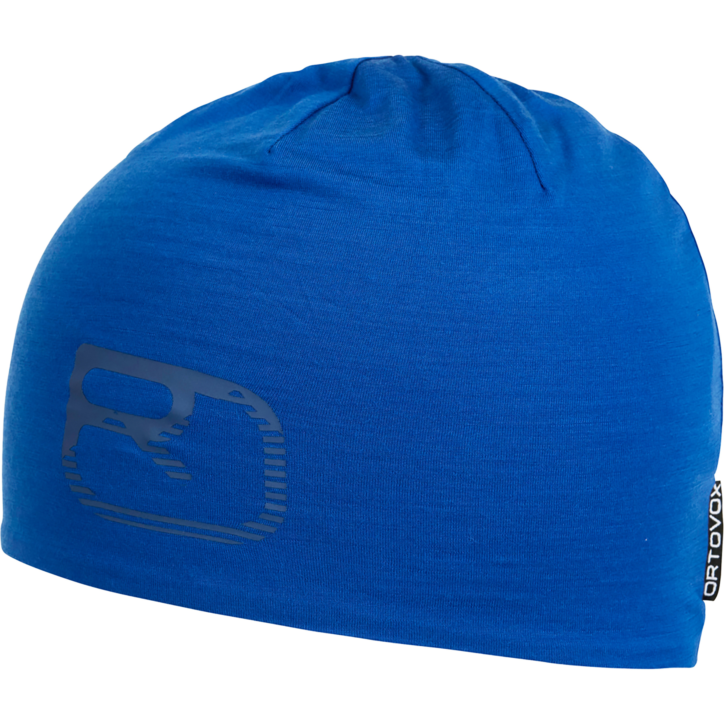 Ortovox 120 Cool Tec Logo Mützen & Beanies blau Bergsteigen Hautfreundlich Lyocell (Tencel) | Merinowolle