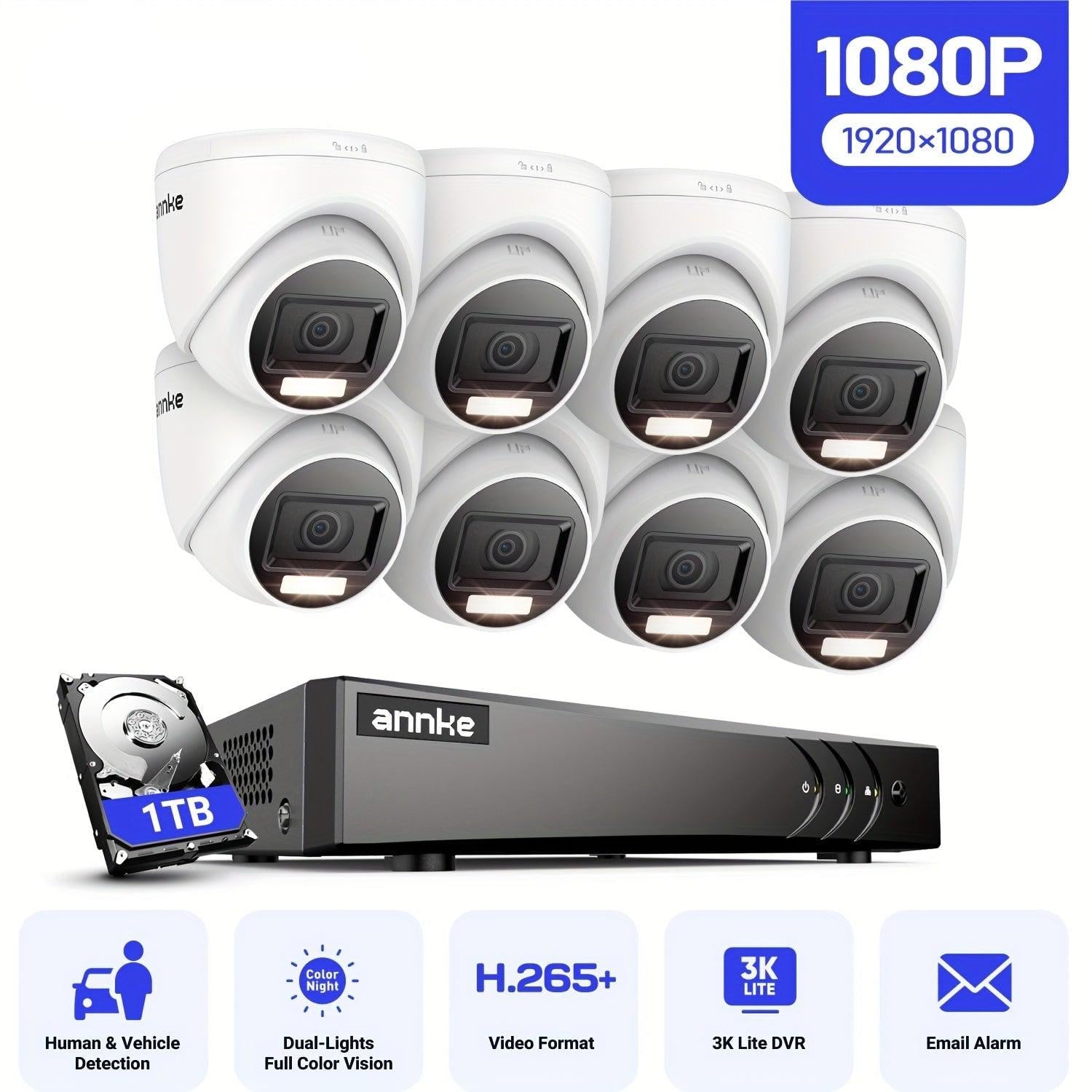 Selius Beveiligingscamera Set CCTV Systeem