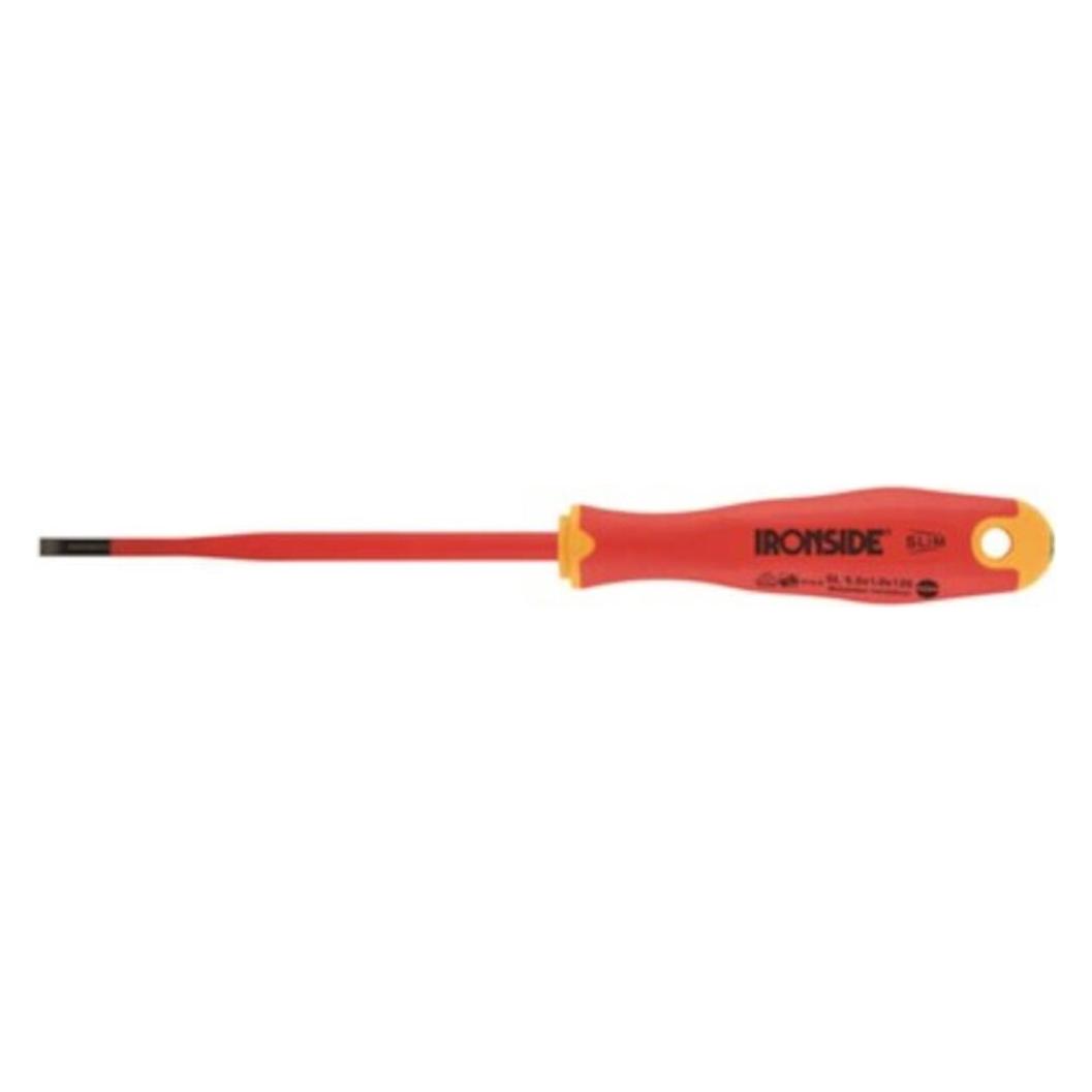 Ironside VDE-Schraubendreher SL 3.5 x 100 1000 V Ergonomic Slim (Schlitz) (100632)