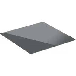 Geberit ONE Abdeckung für Seitenschrank und Seitenelement, Glas, 45x0,6x46,5cm, 505.082.00.2, Farbe: lava / Glas