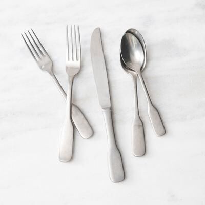 Fortessa Ashton 18/10 Stainless Steel, 20 Piece Flatware Set (Service for 4), Brushed Gold