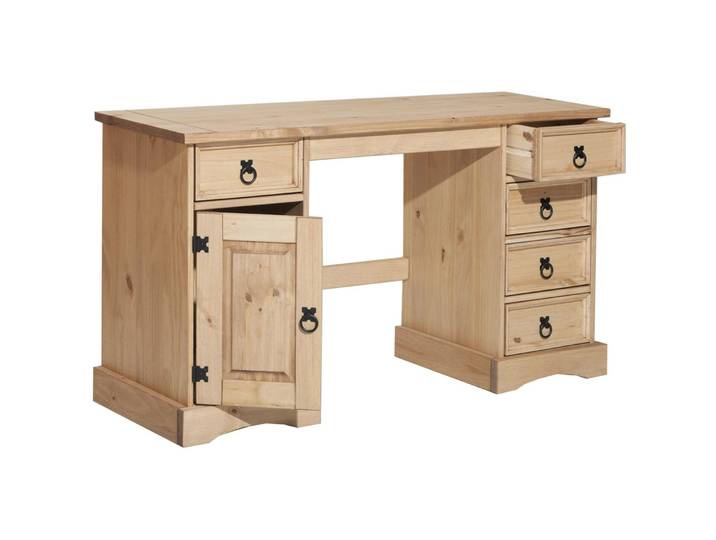 Schreibtisch Julio natur Kiefer B 140 T 48 cm - Schreibtisch