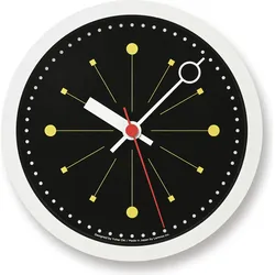 Point Wanduhr 24,8 cm, schwarz