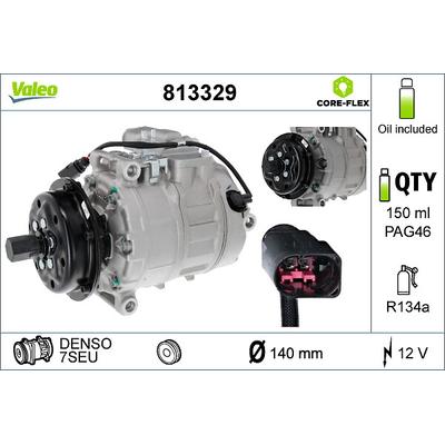VALEO Kompressor, Klimaanlage NEW ORIGINAL PART 813329 für VW