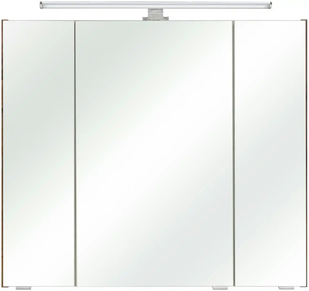 Höffner Spiegelschrank  Dreieckssee ¦ holzfarben ¦ Maße (cm): B: 80 H: 70
