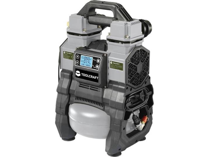 TOOLCRAFT TO-7858587 Compresseur d'air 18 VDC/230 VAC 9 bar