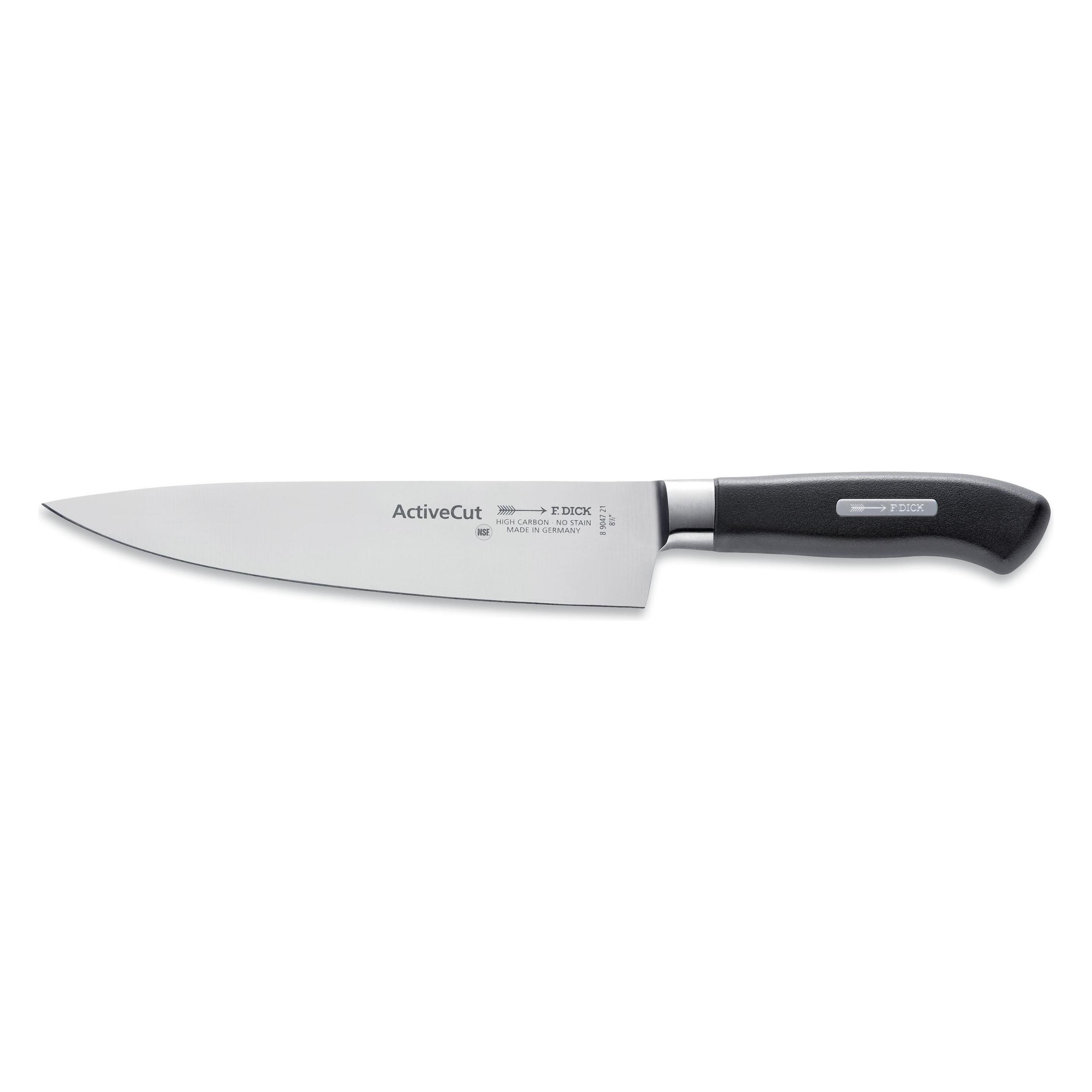 F. Dick Dick Küchenmesser ActiveCut Messer Klingenlänge 21cm Kochmesser Griff Kunststoff (21 cm, 1x) (ActiveCut')