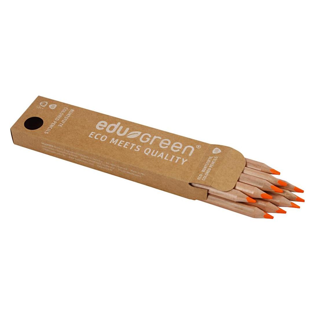 EDU3 Edugreen Jumbo Coloured Pencils (10x) (4260376467838)