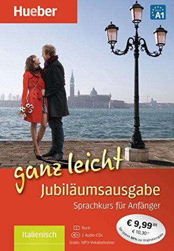 Hueber Verlag GmbH & Co. KG - Italienisch ganz leicht Jubiläumsausgabe: Übungsbuch + 2 Audio-CDs - Preis vom 11.10.2026 03:10:56 h