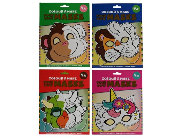 Kleur je eigen masker KN629 - Assorti varianten