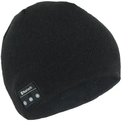 Digger Beanie: Stilvolle Kopfbedeckung mit Bluetooth Kopfhörer für Wärme und Stil in jeder Jahreszeit! - Black