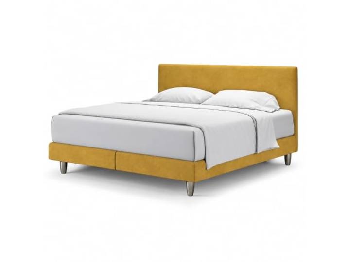 neo Boxspringbett mit integriertem Topper – enjoy Breite in cm 80, Länge in cm 200, Farbe Senf
