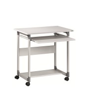 Durable PC Workstation System Computer Trolley 75FH mobil rechteckig Grau Basis (3796-10)