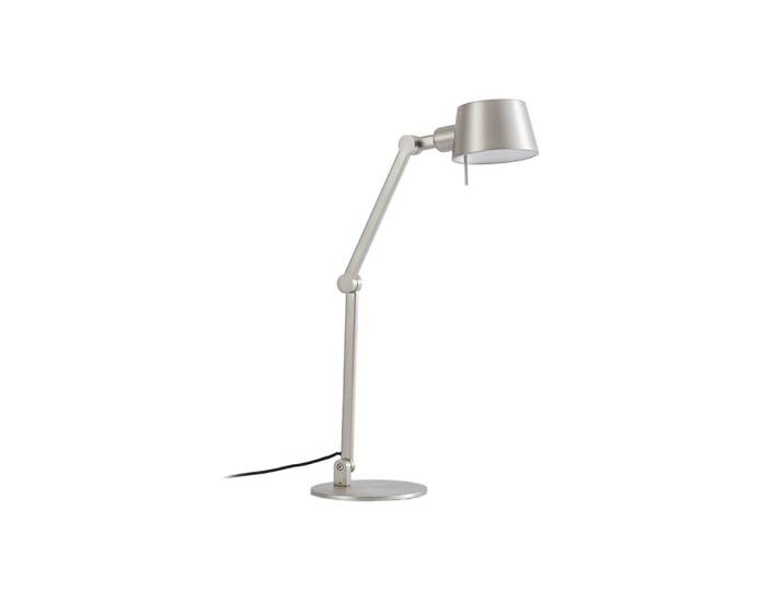 Lampe à poser en métal gris