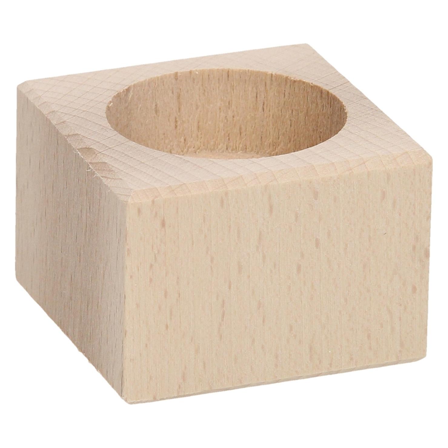 Playwood Teelichthalter Quadratisches Buchenholz (19670451)