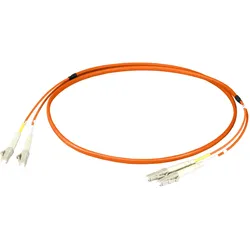 EFB O0310FT.0, 5 Duplex Jumper LC-LC 50/125μ, OM2, LSZH, orange, Flat Twin 3x5mm, 0, 5m O0310FT05