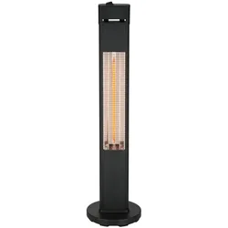 NABO HO 1600 Outdoor Standheizgerät 1600W Aluminium schwarz, Heizstrahler, Schwarz