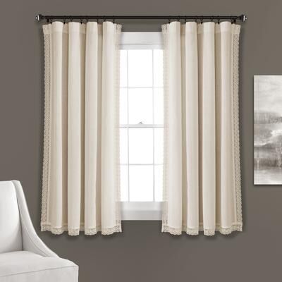 The Gray Barn Kind Koala Vintage Farmhouse Light Filtering Curtain Panel Pair