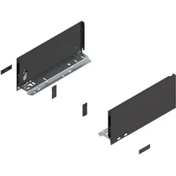 Blum, Schubladenauszüge, LEGRABOX pure Zarge Höhe K, NL 350, Carbonschwarz-matt