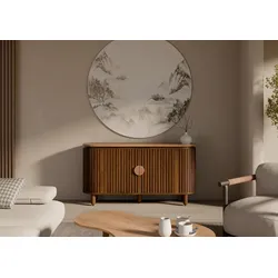 Sideboard Mango 152x40x80 braun geölt KYOTO #111