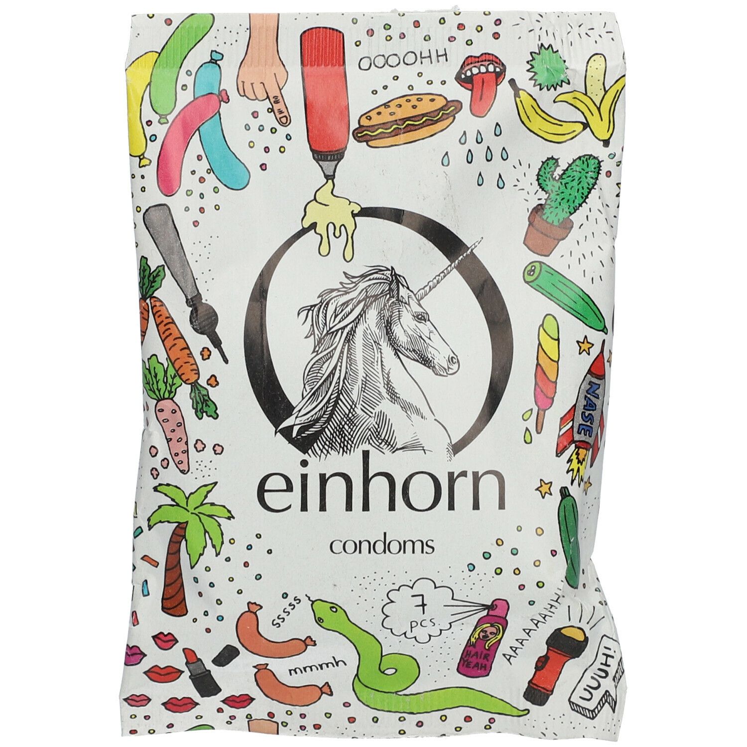 einhorn condoms Penisgegenstände 7 St Kondome