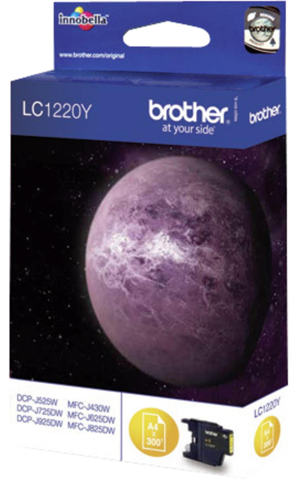 Brother LC1220Y printerpatroon geel