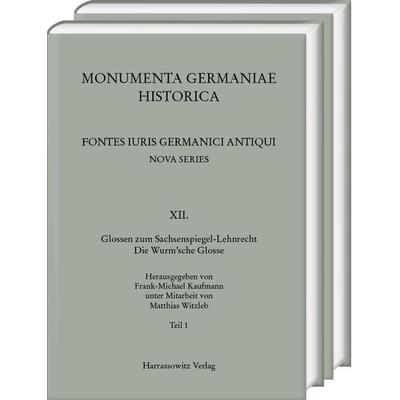 Glossen zum Sachsenspiegel-Lehnrecht. Die Wurm’sche Glosse, Set von , Harrassowitz, 978-3-447-12240-5