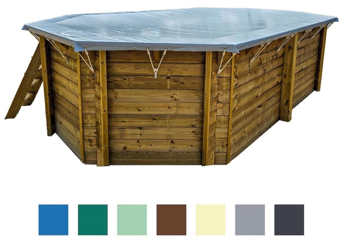 Altanka PLAN310Z, Pool-Winterabdeckung, Überirdischer Pool, Rechteckig, Blau, PVC, BAS7310