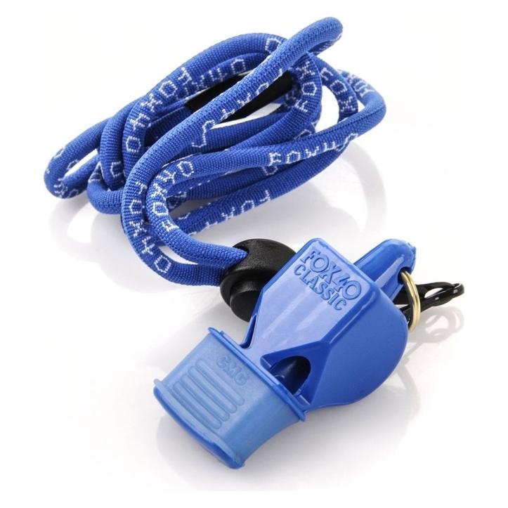 Fox40 Fox 40 CMG Safety Classic Trillerpfeife - Blau - 115 dB - mit Trageband (38126)