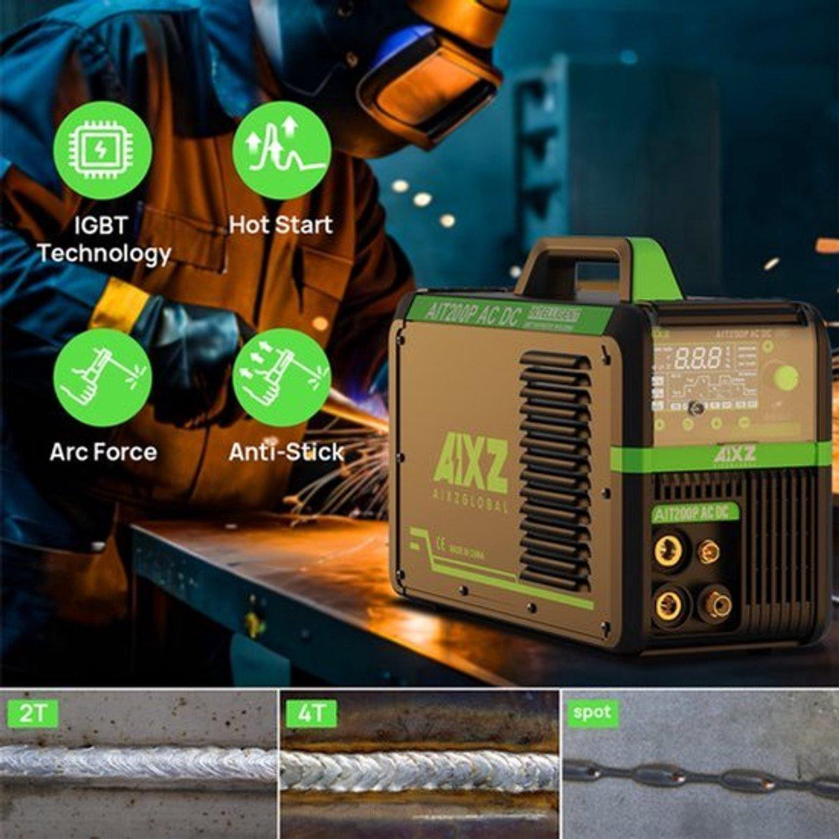 Selius Lasapparaat met Voetpedaal - 200 Ampère - 5-in-1 Multi-Process - Compact Ontwerp