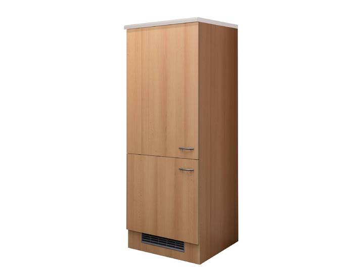 Kühlumbauschrank 161cm Braun/Buche Dekor