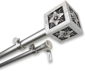 InStyleDesign Jocelyn Adjustable Double Curtain Rod
