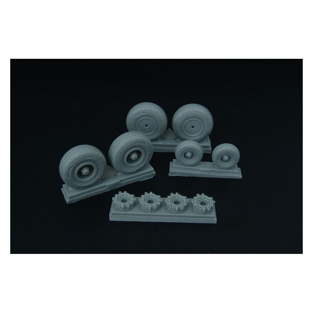 Brengun C-130 wheel set (with disc brakes) (Italeri) (BRL72147)