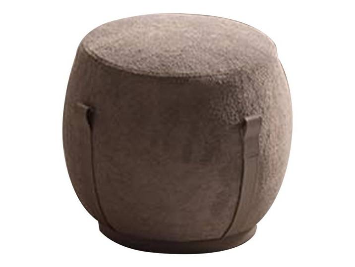 JVmoebel Hocker Eleganter Pouf mit Tragegriffen in hochwertigem Stoff