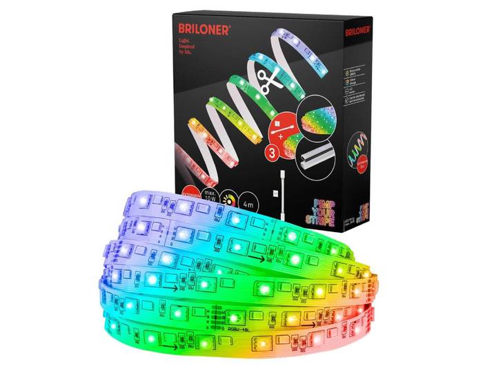 Pimp Your Stripe Kit d'extension LED Strip 4m\, RGB+W\, programmes de couleurs