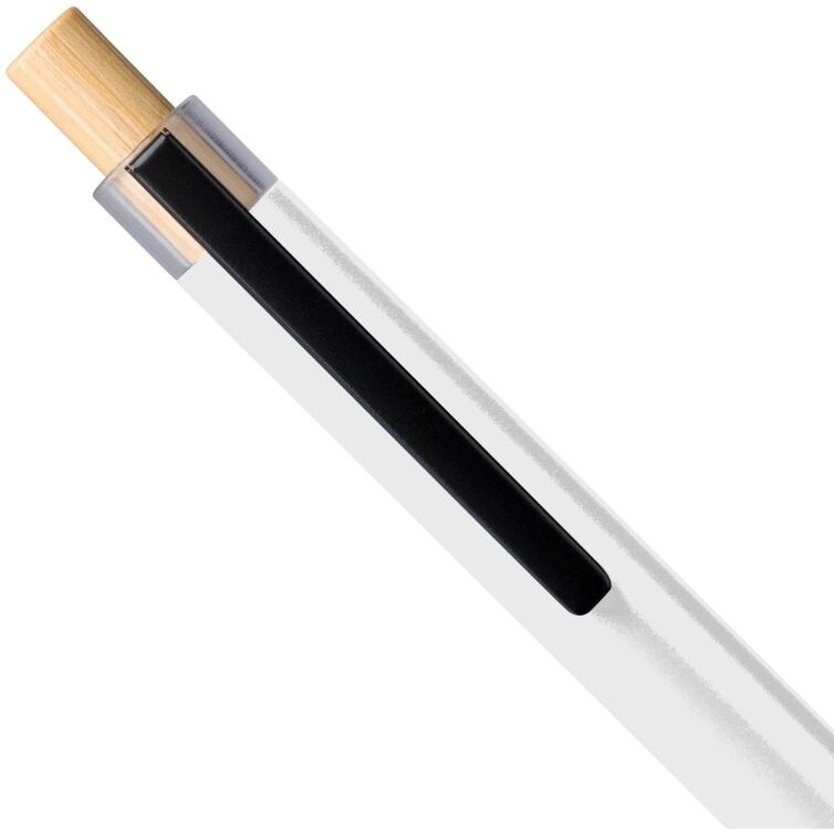 Parure de stylos en aluminium recyclé laqué Ilaria blanc
