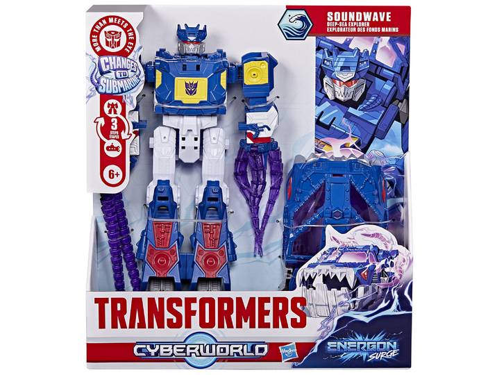 TRA CYBERWORLD BATTLE SOUNDWAVE KRAKEN / DEEP-SEA EXPLORER