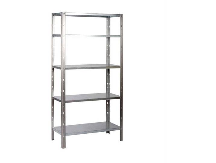 ERRO Storage - Opbergrek - 500 kg draagkracht - 193 cm hoog - 100 cm breed - 5 legborden - Gegalvaniseerd metaal