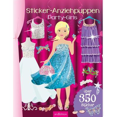 Sticker-Anziehpuppen – Party-Girls