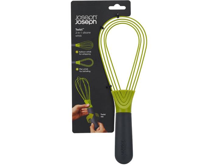 Joseph Joseph Twist Whisk – Groen - 2‑in‑1 Opvouwbare Garde