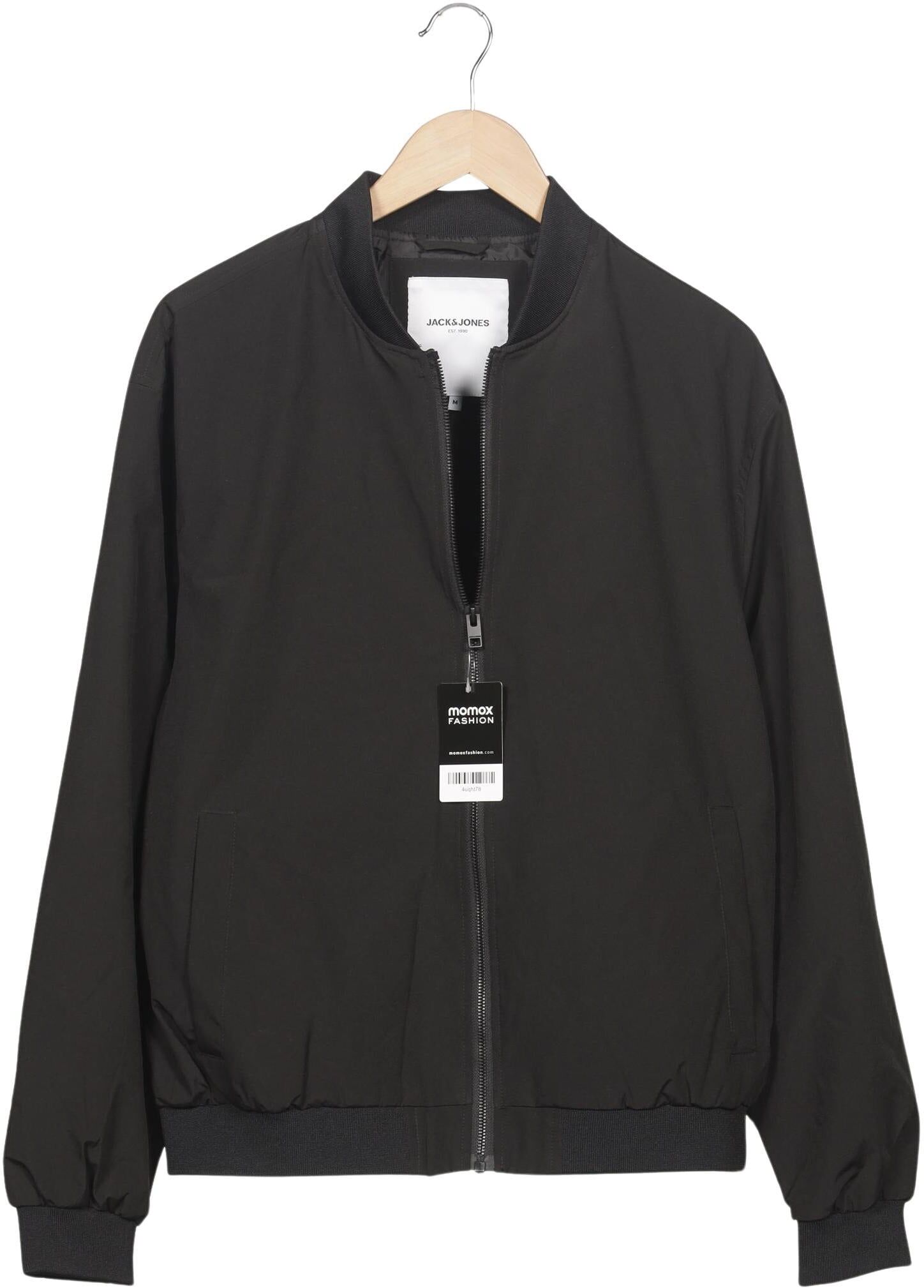 Jack & Jones Herren Jacke, Schwarz, Gr. M, Synthetik - Second Hand