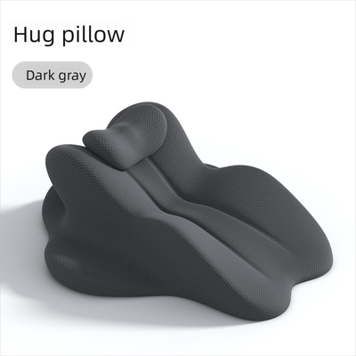 Handpicked Choices Ergonomic Memory Foam Positioning Pillow For Couples Support And Comfort gray