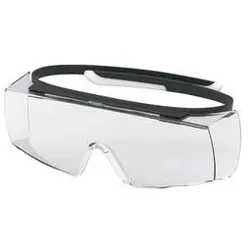 uvex Überbrille super OTG schwarz, transparent schwarz/weiß - 9169080 - schwarz/weiß