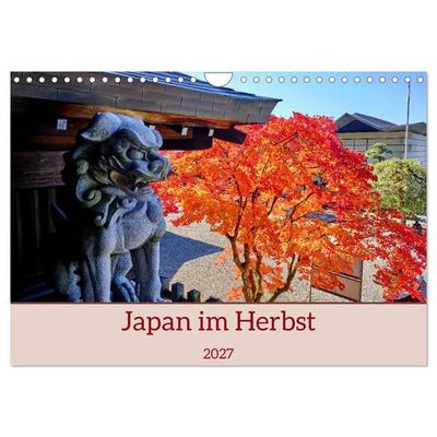 Japan im Herbst (Wandkalender 2027 DIN A4 quer), CALVENDO Monatskalender