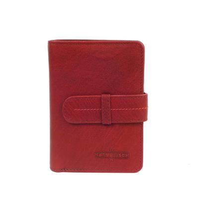 Geldbörse MARGELISCH "Zürich 1", Damen, rot (karminrot), Leder, Kleinlederwaren, aus LWG zertifiziertem Leder