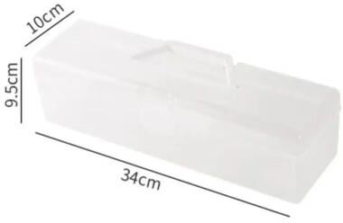 Inspire Essentials Transparent Trading Card Storage Box Large Capacity Card Organizer Case xl