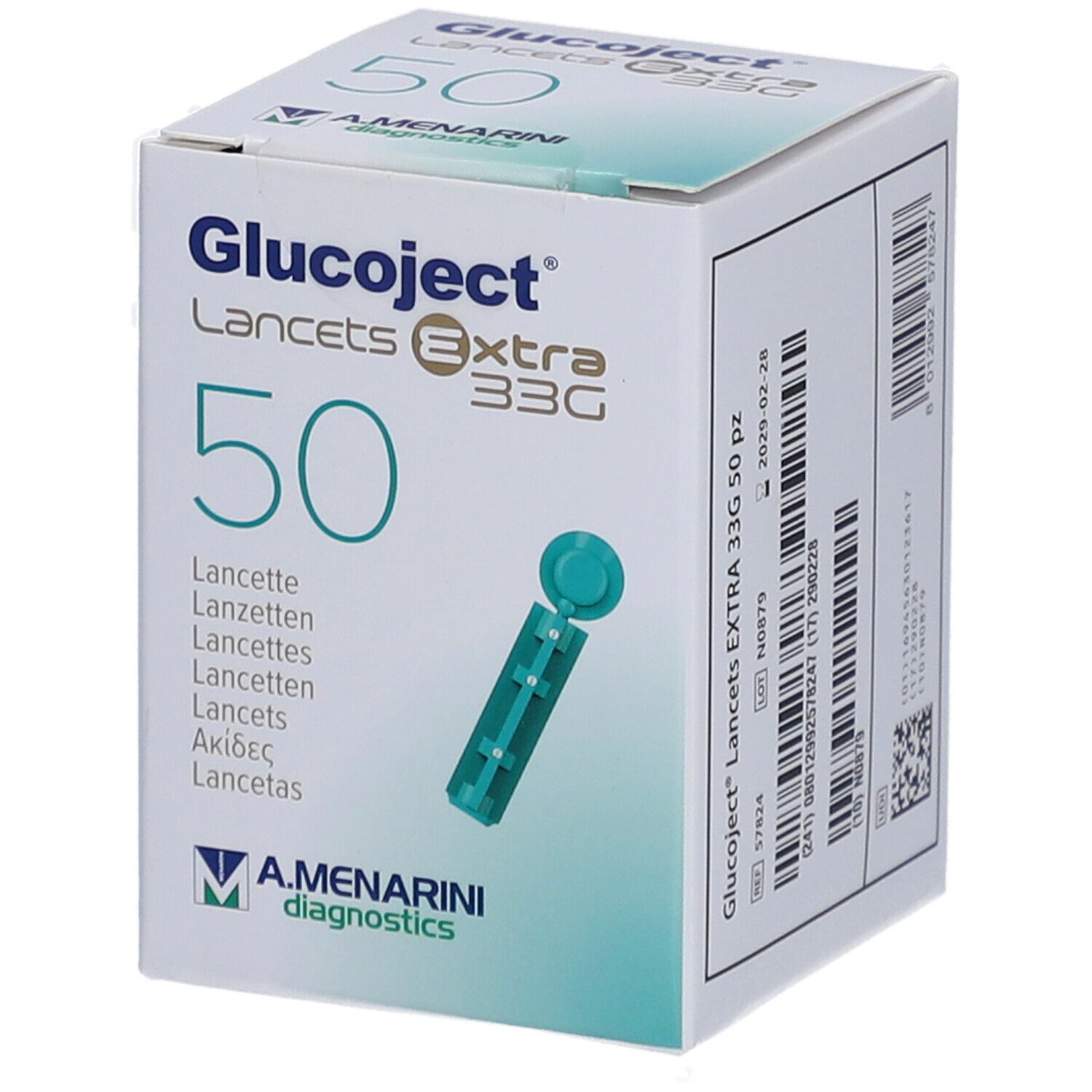 Glucoject Lancets Extra 33 G 50 St Lanzetten
