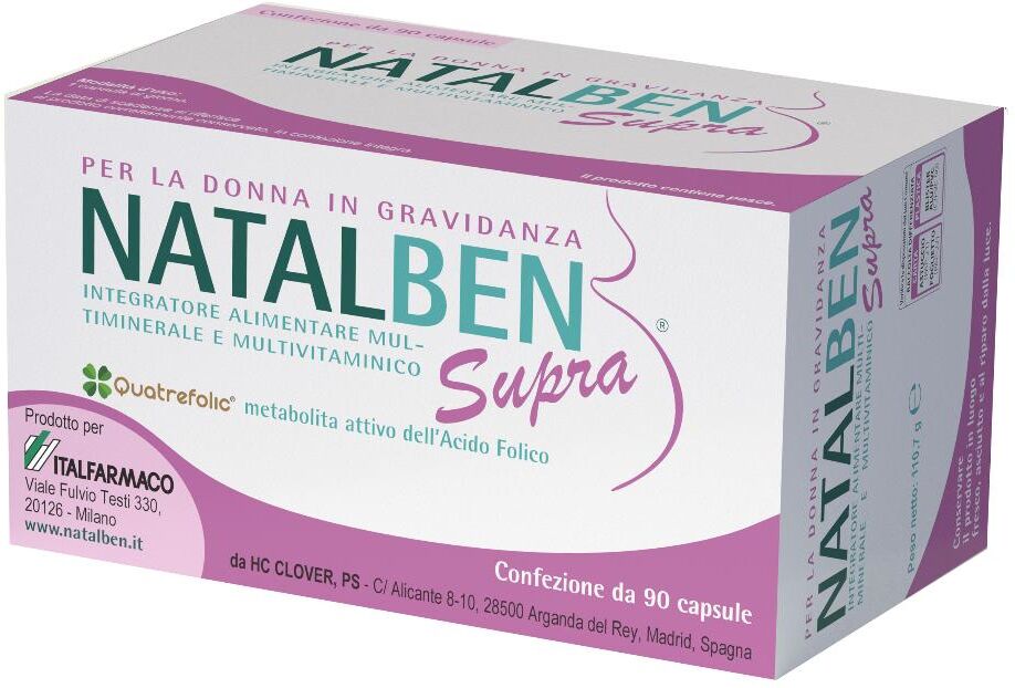 ITALFARMACO SpA Natalben Supra, 90 Capsule