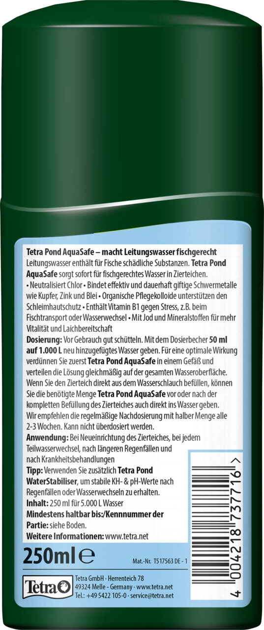 Tetra Pond AquaSafe 250 ml
