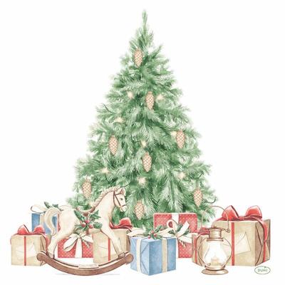 144x DUNI Bio Dunisoft® Serviette 40 x 40 cm Tree and Gifts